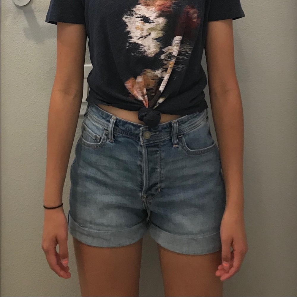 Hollister Blue Jean Shorts